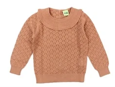 FUB bluse pointelle sandstone